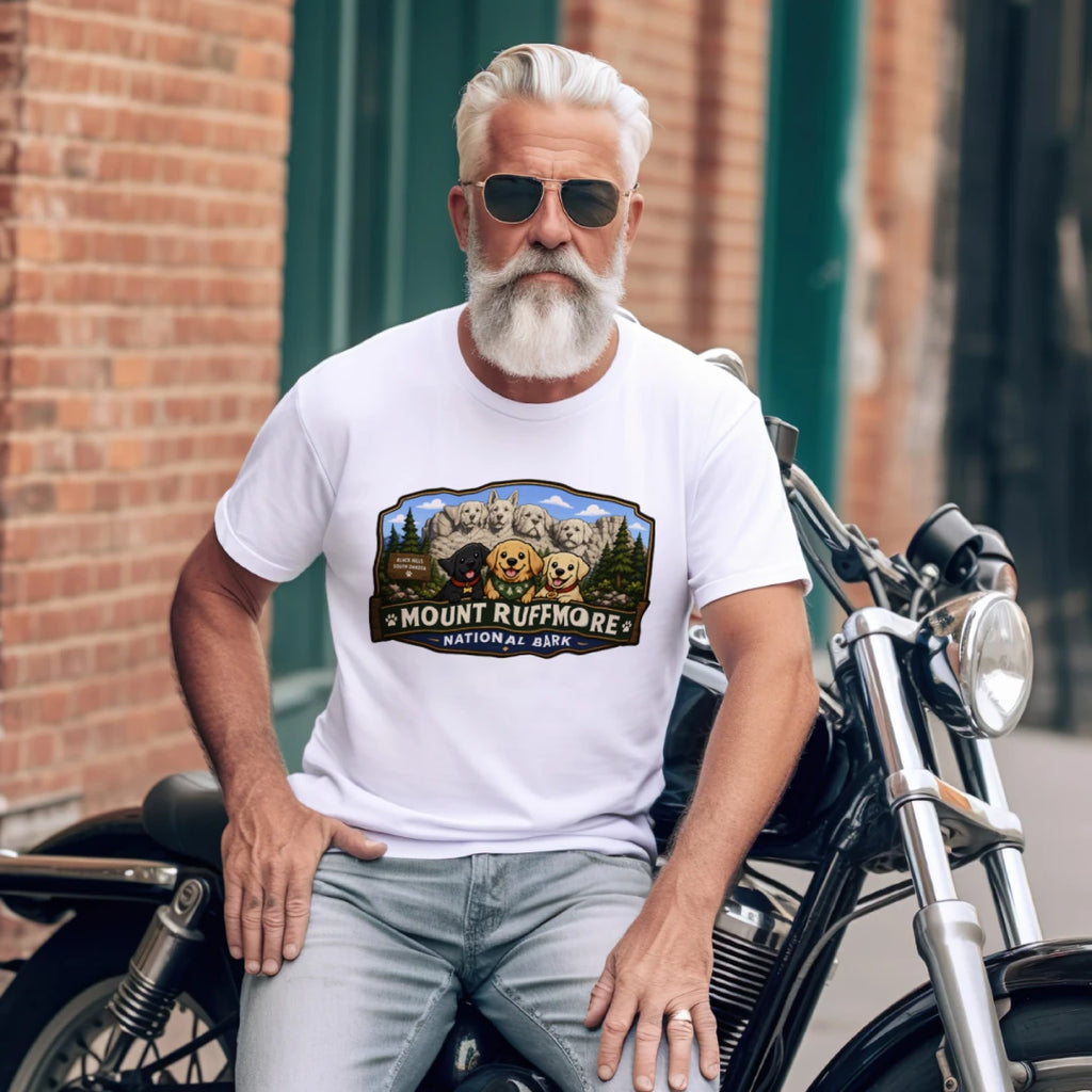 Ruffmore National Bark Adult Cotton T-Shirt