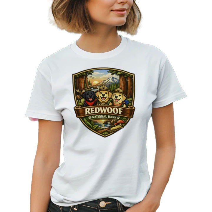 Redwoof National Bark Adult Cotton T-Shirt