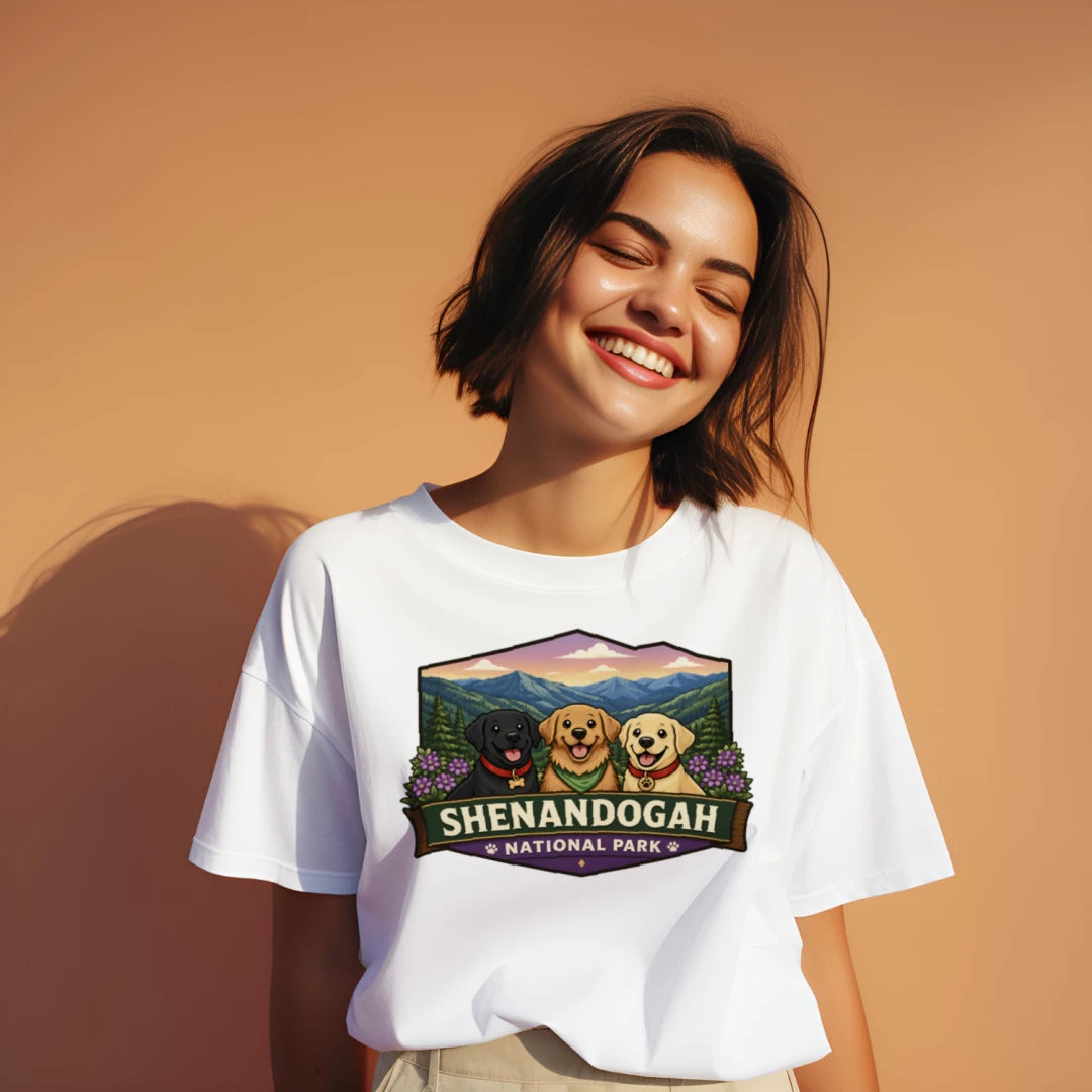 Shenandogah National Park Adult Cotton T-Shirt